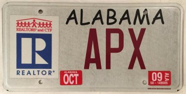 REALTY vanity APX APEX APIX license plate Approximately Power Portfolio Exchange
