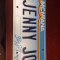 Vanity JENNY JO license plate Jon Jones Johnson Jinny Jennie Jenna Jane Joseph