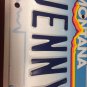 Vanity JENNY JO license plate Jon Jones Johnson Jinny Jennie Jenna Jane Joseph