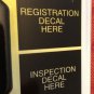 New Jersey HISTORIC MOTORCYCLE license plate sample classic bike rod Harley BMW