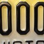 New Jersey HISTORIC MOTORCYCLE license plate sample classic bike rod Harley BMW
