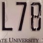 Michigan FERRIS STATE UNIVERSITY BULLDOGS license plate College Brutus Bulldog