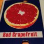 Texas STATE FRUIT GRAPEFRUIT Agriculture license plate citrus pink Juice drink