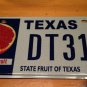 Texas STATE FRUIT GRAPEFRUIT Agriculture license plate citrus pink Juice drink