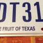 Texas STATE FRUIT GRAPEFRUIT Agriculture license plate citrus pink Juice drink