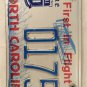DUKE UNIVERSITY license plate NCAA Basketball BLUE DEVILS March Madness Durham