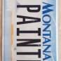 Montana vanity PAINTER license plate Artist Craftsman Painting Paint Brush Art