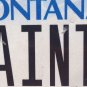 Montana vanity PAINTER license plate Artist Craftsman Painting Paint Brush Art