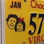 Virginia CHOOSE LIFE license plate God abortion pro choice fetus kid child