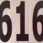PALINDROME SOCCER Association #616 license plate Play Dribble European Football