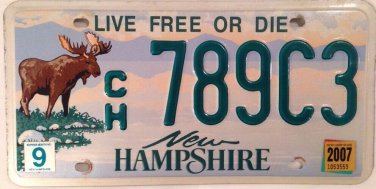 Wildlife MOOSE license plate Wild Animal Nature National Park Elk Orignal &Atilde;�lan