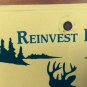 DEER WILDLIFE license plate hunting hunt buck Wild Hunter Animal Habitat Nature