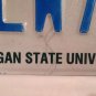 MICHIGAN STATE UNIVERSITY SPARTANS license plate College MSU NCAA March Sparty