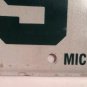 MICHIGAN STATE UNIVERSITY SPARTANS license plate College MSU NCAA March Sparty