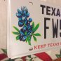 Keep TEXAS WILD license plate Flora Botanical Environment Flowers plants Nature
