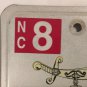 Carolina PRINCE HALL FREE MASON license plate single Digit 6 PHA Shriner Lodge