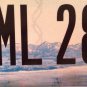 WILDLIFE MEADOWLARK bird license plate National Park Wild Flower animal Flowers