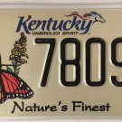 WILDLIFE BUTTERFLY license plate insect caterpillar Papillon Wild Animal Flower