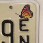WILDLIFE BUTTERFLY license plate insect caterpillar Papillon Wild Animal Flower