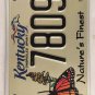 WILDLIFE BUTTERFLY license plate insect caterpillar Papillon Wild Animal Flower
