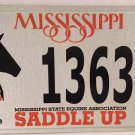 EQUINE Association license plate Pet Animal Horse Equestrian Thoroughbred Pony