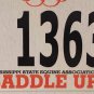 EQUINE Association license plate Pet Animal Horse Equestrian Thoroughbred Pony