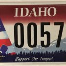 SUPPORT OUR TROOPS license plate Military Iraq Vet Army yellow ribbon YRRP USMC