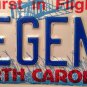 Vanity LEGEND license plate Famous Hero Fairy Tale story Past Map Celebrity Star