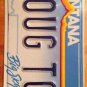 Vanity DOUG TOY license plate Douglas motorcycle boat Harley car Dougal Dougan
