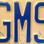 Vanity GMS GM SIERRA 1980 license plate General Motors Car Auto GMC Grande truck