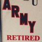 Louisiana U.S. ARMY USA VETERAN license plate Military Infantry Foot Soldier Vet