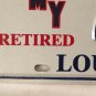 Louisiana U.S. ARMY USA VETERAN license plate Military Infantry Foot Soldier Vet