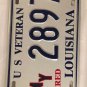 Louisiana U.S. ARMY USA VETERAN license plate Military Infantry Foot Soldier Vet