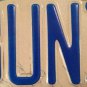 Vanity BUCKLE BUNNY license plate Country girl Rodeo Fan Cowgirl Cowboy bar sexy