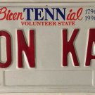 TN vanity RON KAT license plate Ronald Aaron Deron Cathy Kathy Kathryn Katherine