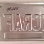 Vanity WITCHCRAFT license plate Magic Magical Wizard Witch Spell Evil Devil Heal