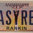 Vanity SASSY RED license plate Ferrari color car Ford Chevy Buick Dodge BMW Audi