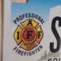 PROFESSIONAL FIREFIGHTER MOTORCYCLE license plate Fire Harley Honda Yamaha IAFF