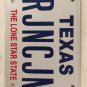 UNIVERSITY LOUISIANA LAFAYETTE vanity RAGIN CAJUN license plate Football Cayenne