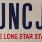 UNIVERSITY LOUISIANA LAFAYETTE vanity RAGIN CAJUN license plate Football Cayenne