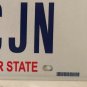 UNIVERSITY LOUISIANA LAFAYETTE vanity RAGIN CAJUN license plate Football Cayenne