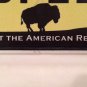WILD BUFFALO license plate Sunset National Park BBP 228 Wildlife Red Cross