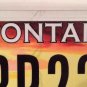 WILD BUFFALO license plate Sunset National Park BBP 228 Wildlife Red Cross