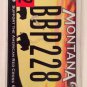 WILD BUFFALO license plate Sunset National Park BBP 228 Wildlife Red Cross