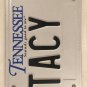 TN vanity STACY G license plate Stacey Stacee Anastasia Stasia Staci Stacie Tacy