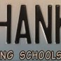 VANITY THANK U FOR TEACHER license plate Educator Professor Schoolmaster School