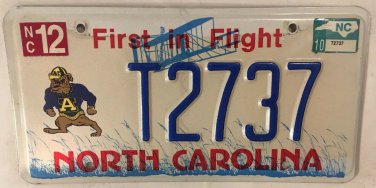A&T STATE UNIVERSITY AGGIES license plate Bulldog Greensboro BB&T Aggietha Dog
