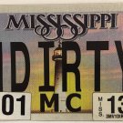 MOTORCYCLE vanity 1 DIRTY license plate Grandpa Mud Motocross Enduro Racing Bike