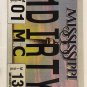 MOTORCYCLE vanity 1 DIRTY license plate Grandpa Mud Motocross Enduro Racing Bike