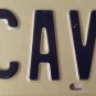 Vanity MY MAN CAVE license plate Media Room Home Basement Space Manly Den TV Fun